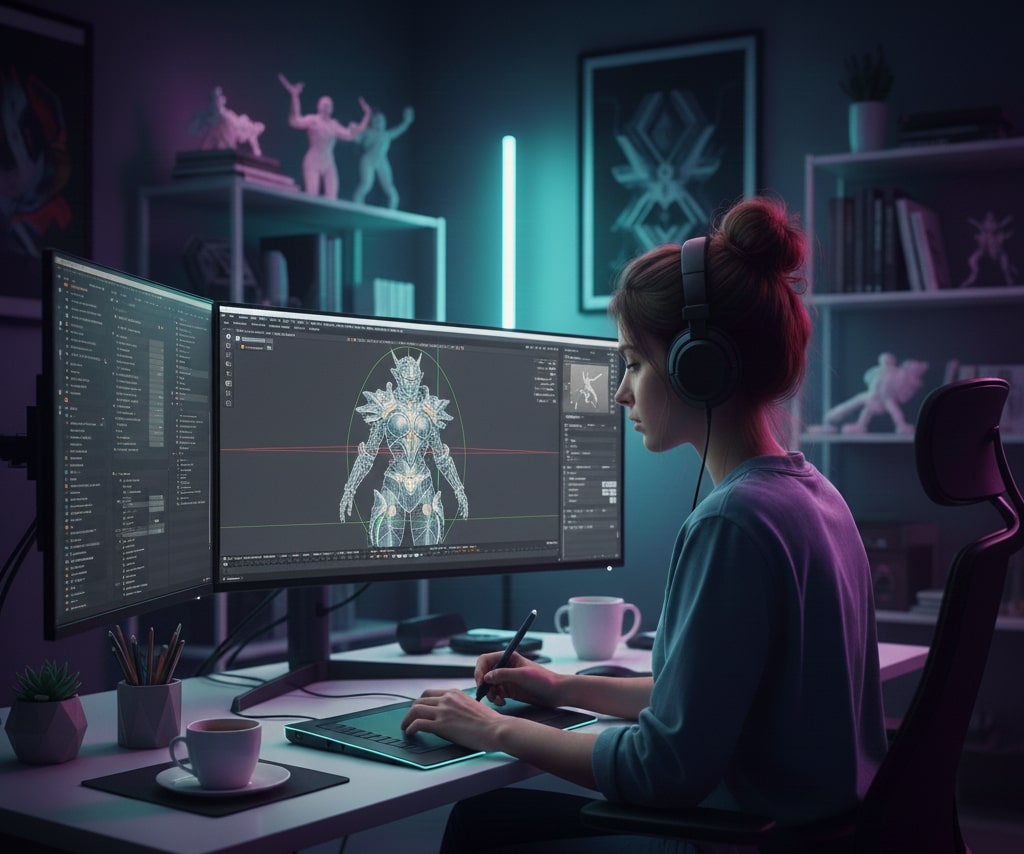 Maya Charaktermodellierung Kurs